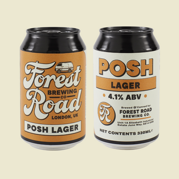 POSH All British Lager 330ml CANS (4.1%)