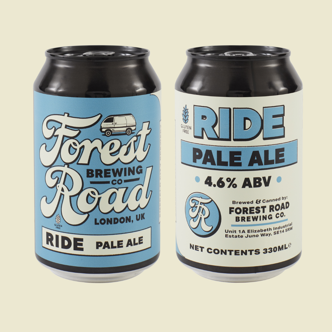 RIDE Gluten Free Pale Ale (4.6) 330ml Cans Forest Road Brewery