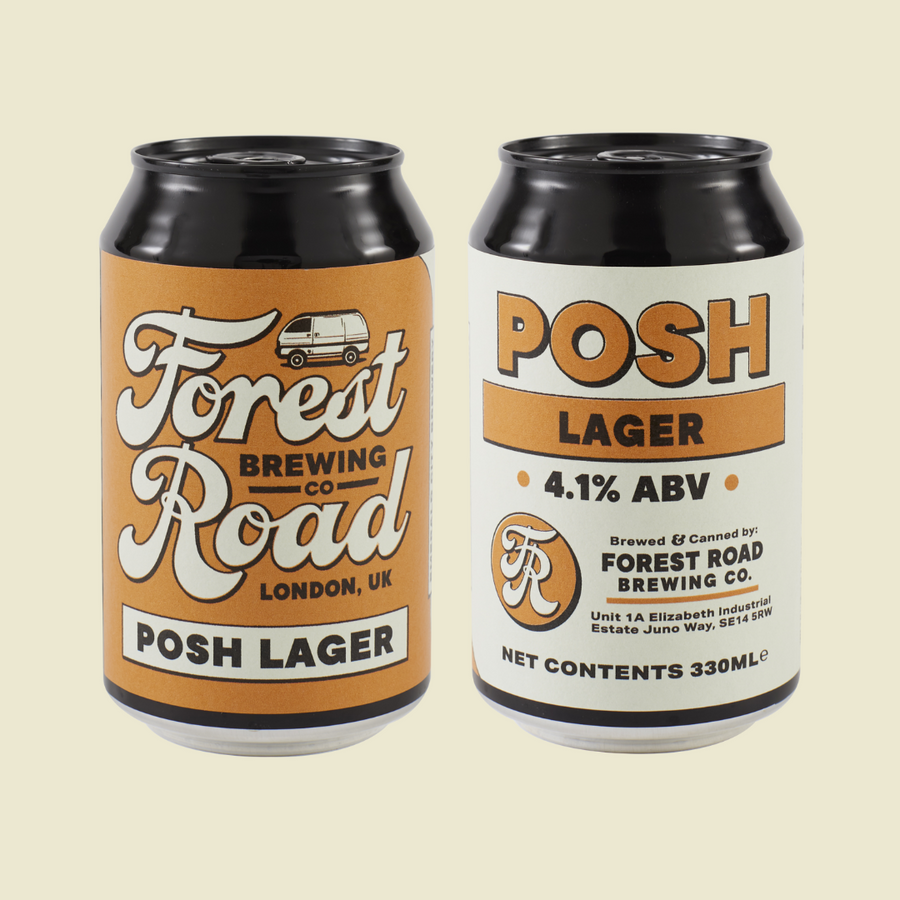 POSH All British Lager 330ml CANS (4.1%)