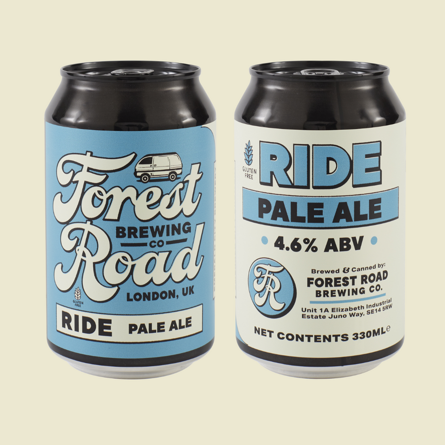 RIDE Gluten Free Pale Ale (4.6%) 330ml Cans